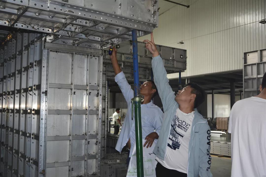 恭贺welcome欧洲杯铝模板房山项目顺利通过出厂验收!