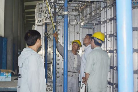 恭贺welcome欧洲杯铝模板房山项目顺利通过出厂验收!